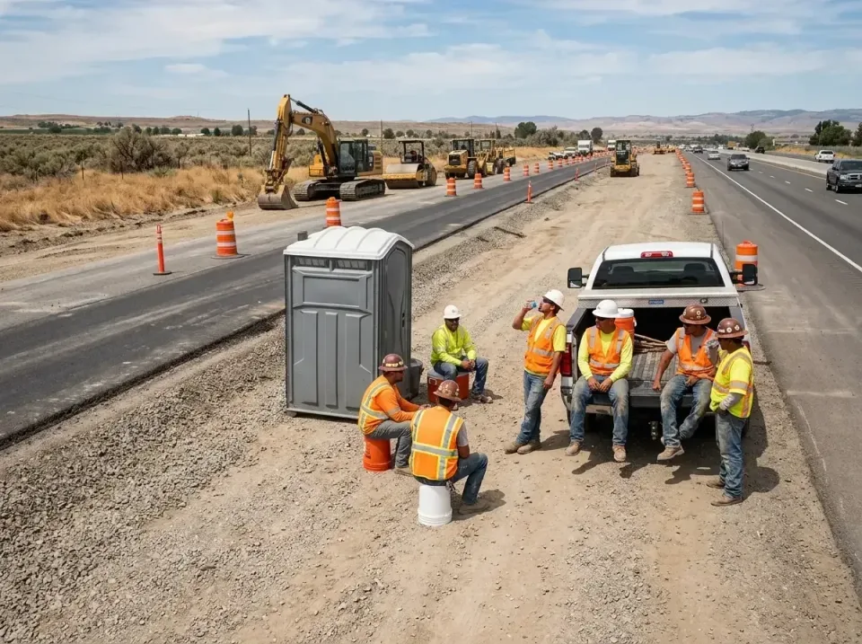 highway-road-construction-crew-007 — frequently asked questions, Porta Potty and Restroom Rentals in Meadow Vista, CA